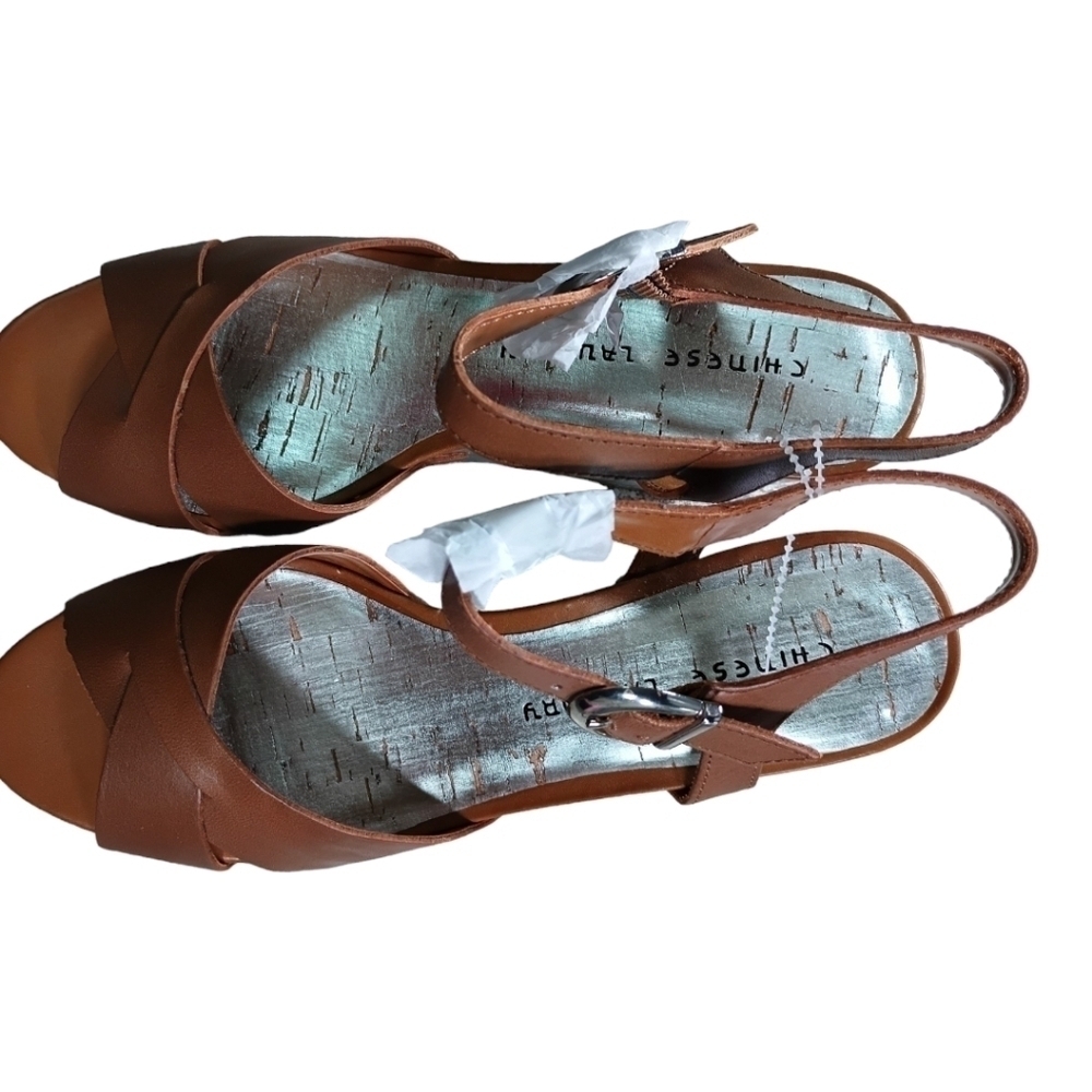COPY - Chinese Laundry Platform Sandals NWOB size 7.5 - Picture 6 of 8